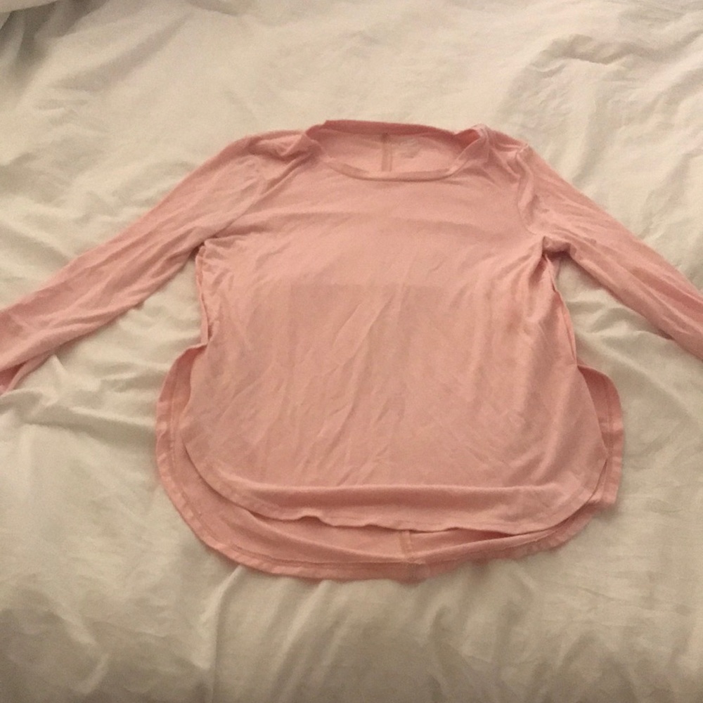 Soft pink long sleeve old navy shirt
